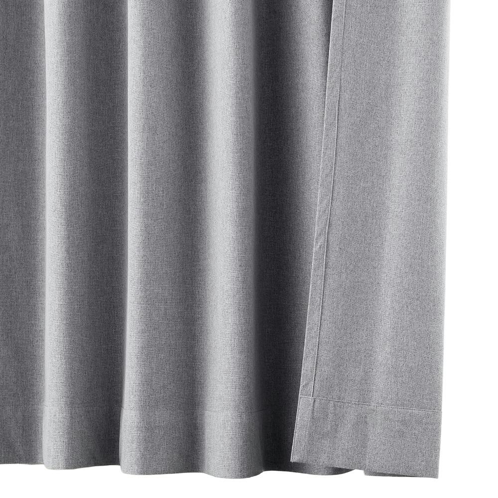 遮光4枚セットカーテン グレー 幅100cm 丈210cm