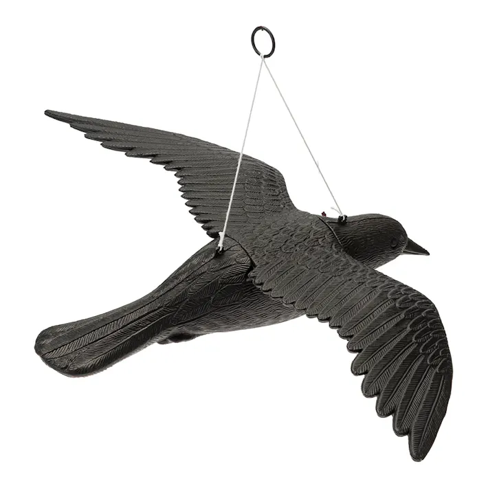 鳥よけデコイ 飛ぶカラス クロトビ