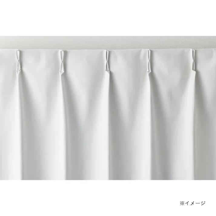 遮光・遮熱 4枚セットカーテン ホワイト 幅100cm 丈178cm