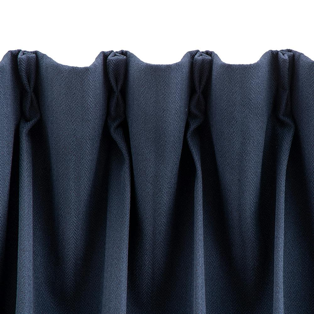花粉・遮光4枚セットカーテン ネイビー 幅100cm 丈178cm