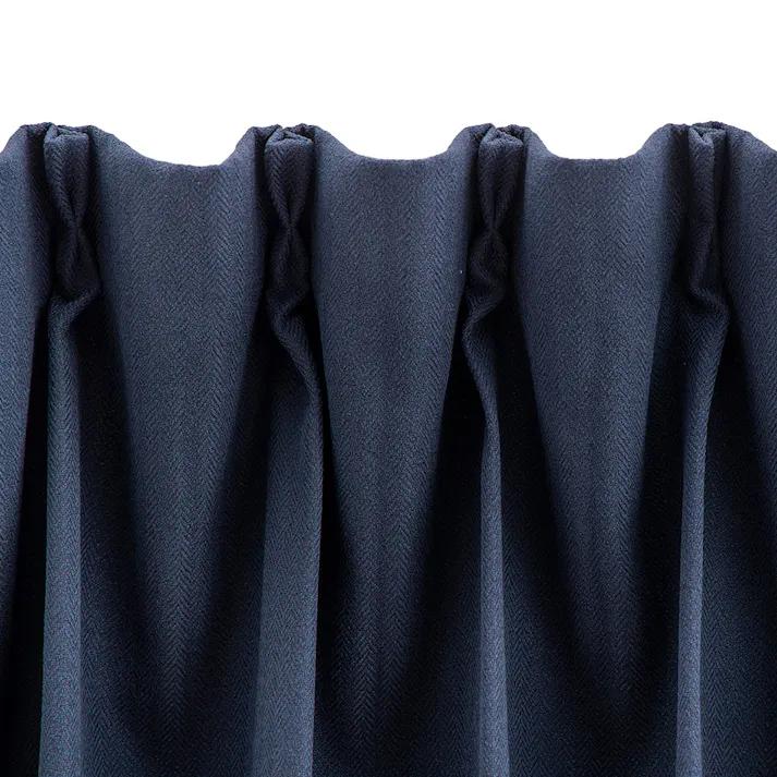 花粉・遮光4枚セットカーテン ネイビー 幅100cm 丈178cm