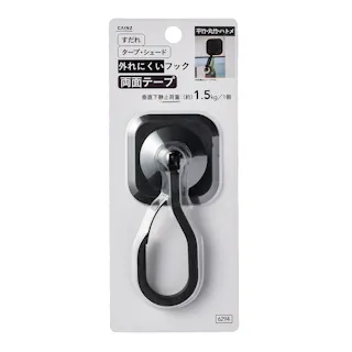 外れにくいフック 両面テープ 耐荷重1.5kg