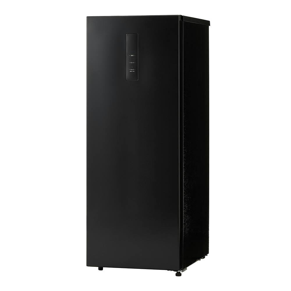 【送料無料】すき間に置けて取り出しやすい 引き出し式スリムフリーザー 84L ブラック CZ-YSF84-BK【別送品】