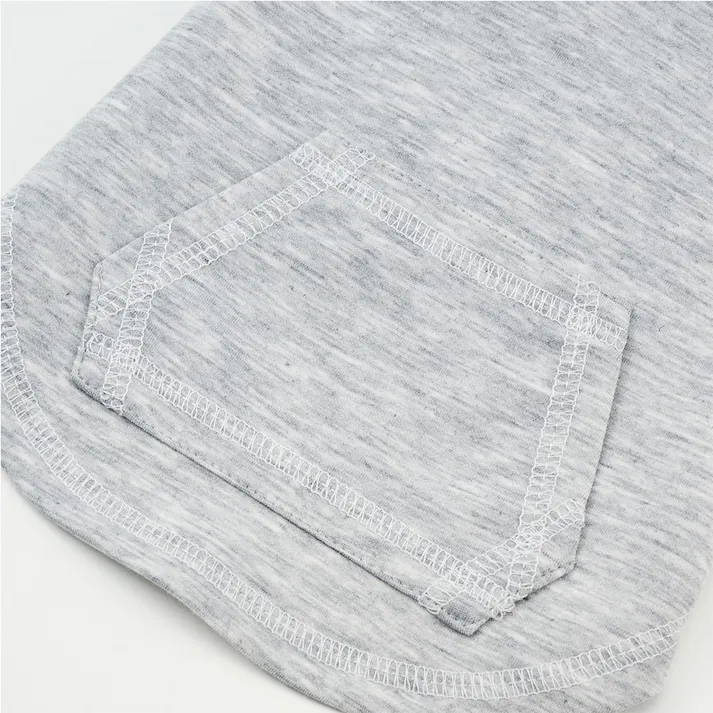 【送料無料】ポケット付きタンクトップ MDサイズ グレー ペット服(犬の服)