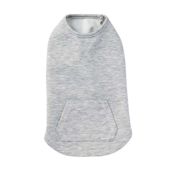 【送料無料】ポケット付きタンクトップ MDサイズ グレー ペット服(犬の服)