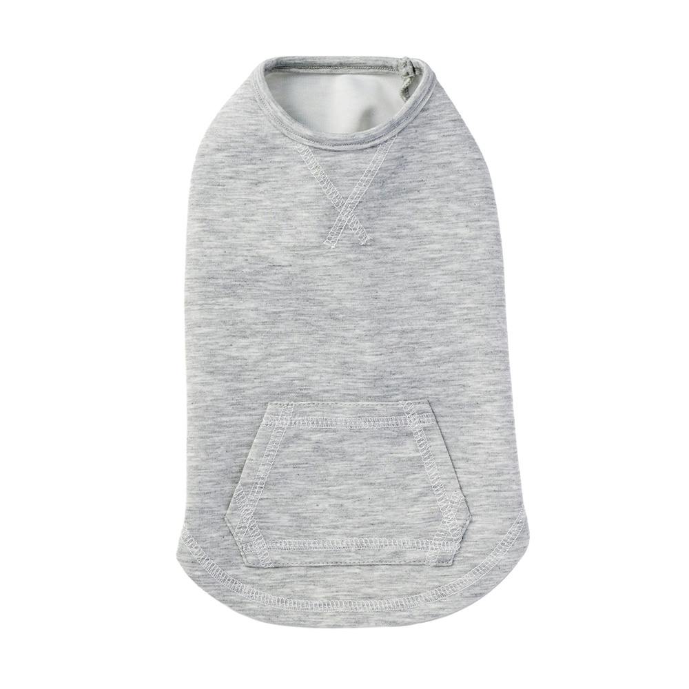 【送料無料】ポケット付きタンクトップ 7Lサイズ グレー ペット服(犬の服)