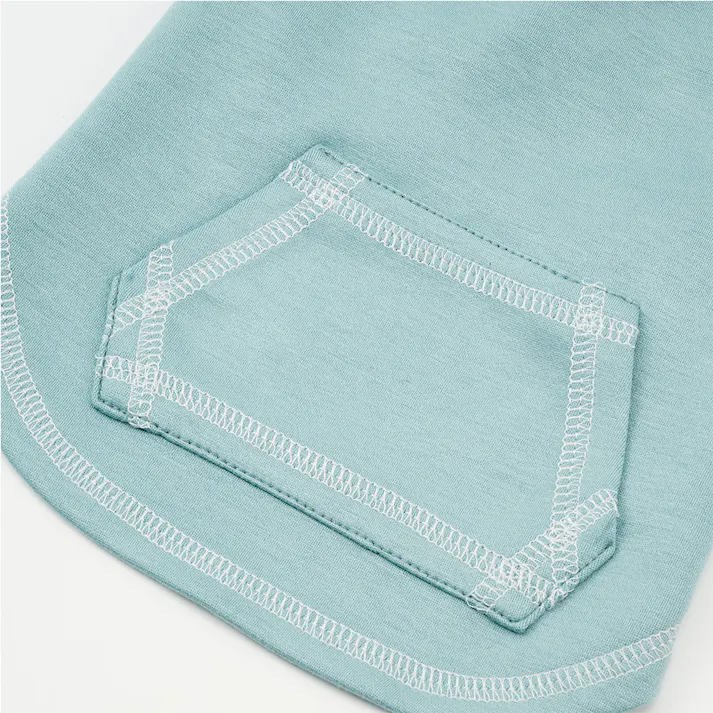 【送料無料】ポケット付きタンクトップ Lサイズ グリーン ペット服(犬の服)