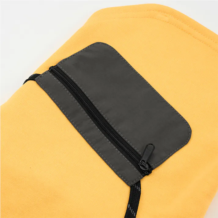 【送料無料】バッグ付きトレーナー SDサイズ マスタード ペット服(犬の服)