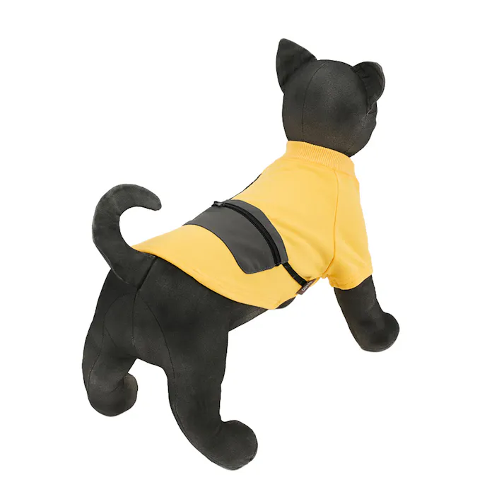 【送料無料】バッグ付きトレーナー SDサイズ マスタード ペット服(犬の服)
