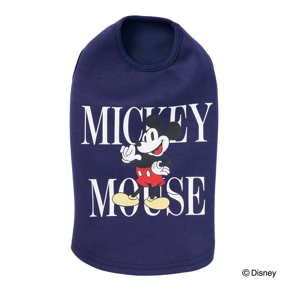 【送料無料】タンクトップ ネイビー ミッキーマウス Sサイズ ペット服(犬の服)