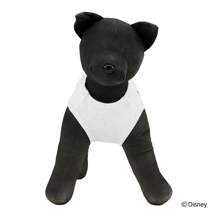 【送料無料】タンクトップ グレー ミッキーマウス Lサイズ ペット服(犬の服)