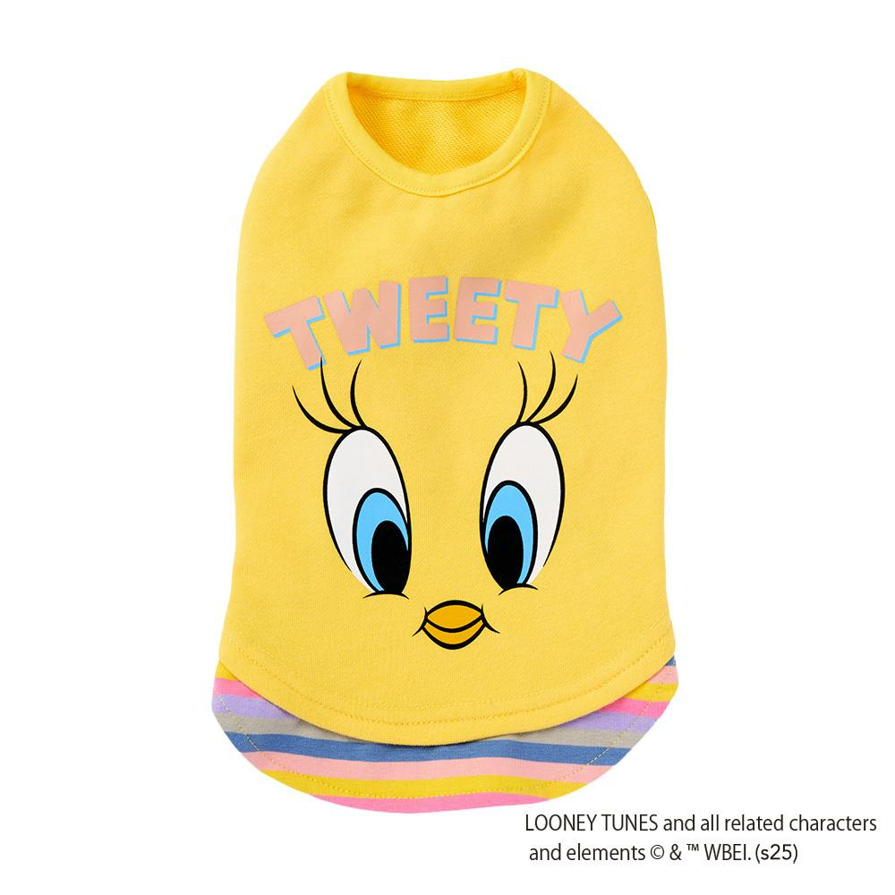 【送料無料】重ね着風タンクトップ トゥイーティー SDサイズ ペット服(犬の服)
