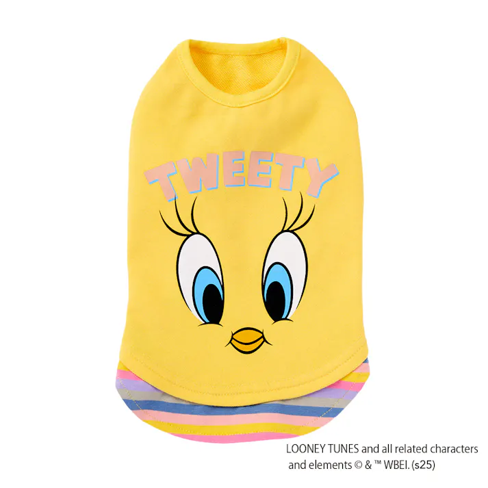 【送料無料】重ね着風タンクトップ トゥイーティー SDサイズ ペット服(犬の服)