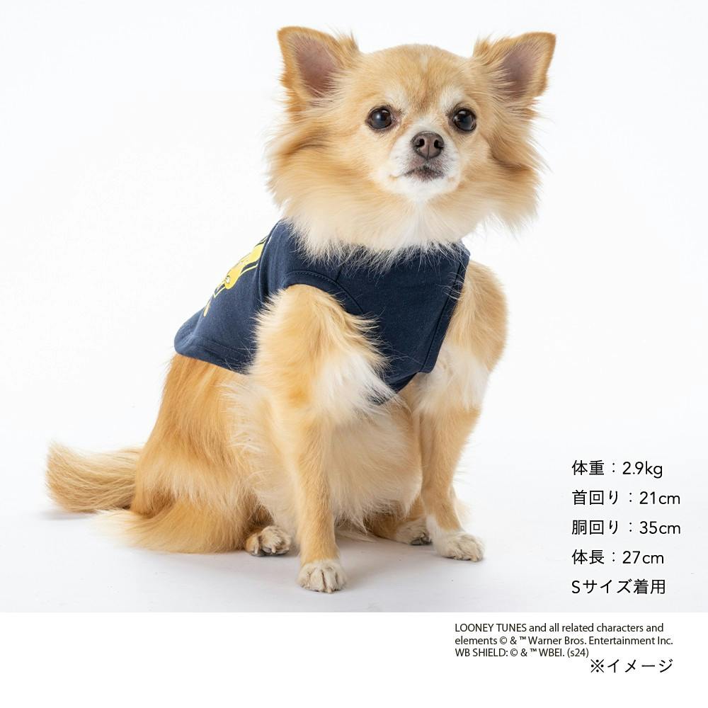 送料無料】ナンバリングタンクトップ トゥイーティー Mサイズ ペット服