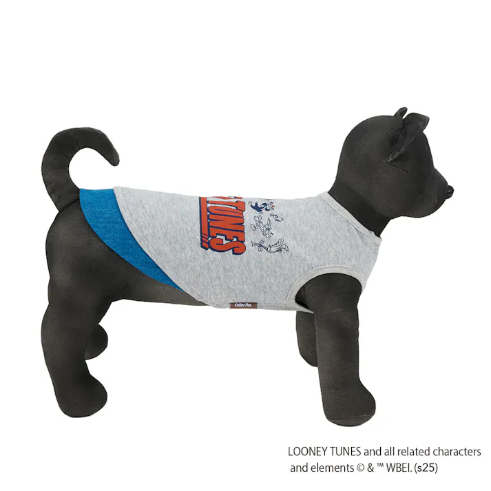 【送料無料】ロゴタンクトップ ルーニー・テューンズ Lサイズ ペット服(犬の服)