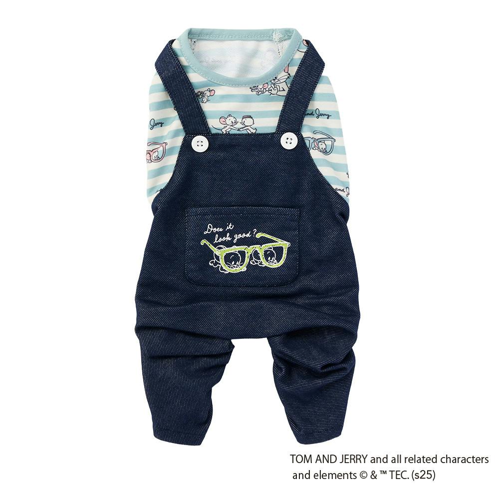 【送料無料】ドッキングオーバーオール トムとジェリー Mサイズ ペット服(犬の服)