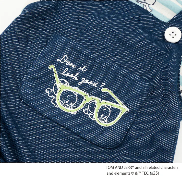 【送料無料】ドッキングオーバーオール トムとジェリー MDサイズ ペット服(犬の服)