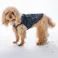 【送料無料】コンビネーションパーカー ネイビー Mサイズ ペット服(犬の服)