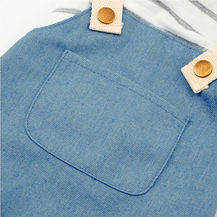 【送料無料】ドッキングオーバーオール ブルー Sサイズ ペット服(犬の服)