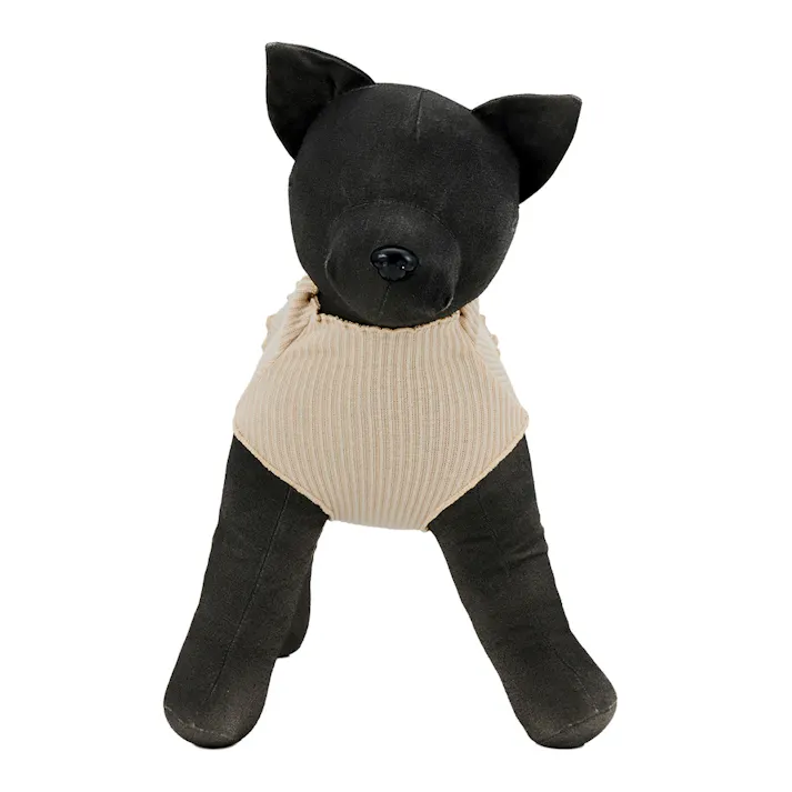 【送料無料】メロウネックタンクトップ モカ SSサイズ ペット服(犬の服)