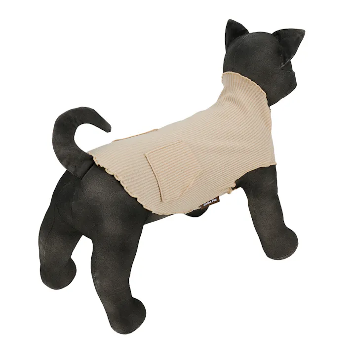 【送料無料】メロウネックタンクトップ モカ Lサイズ ペット服(犬の服)