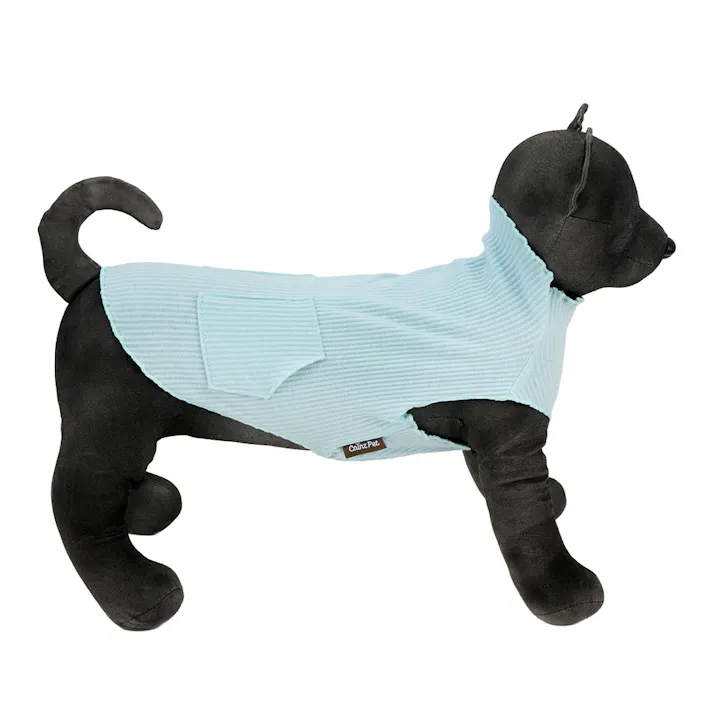 【送料無料】メロウネックタンクトップ ライトブルー 4Lサイズ ペット服(犬の服)