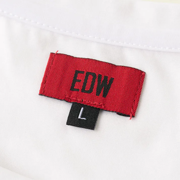 EDWポケ付きTシャツ半袖 L ホワイト