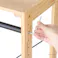 木製ラック67用ハンガーポール 長さ67cm スチールラック