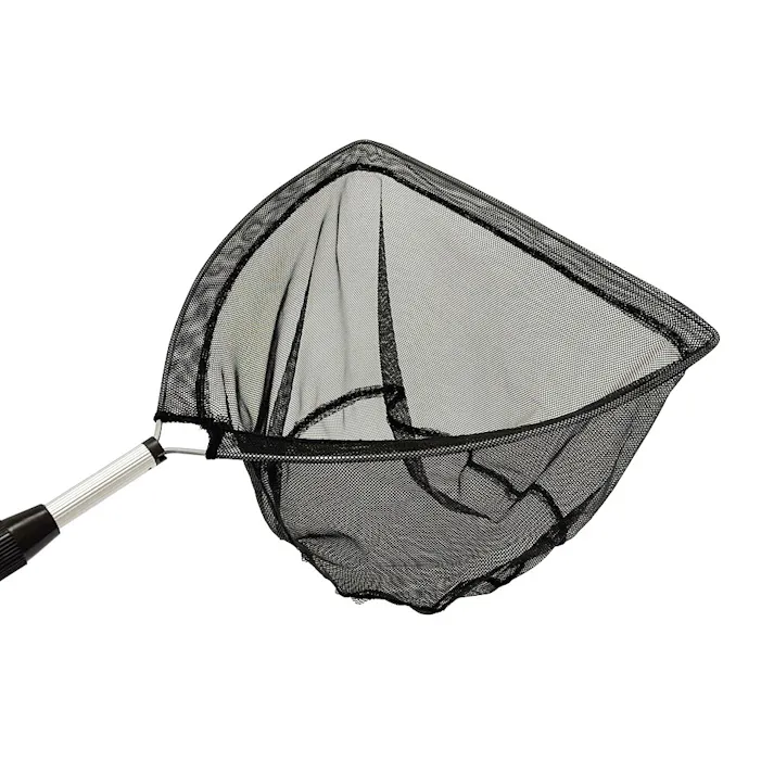 アルミ柄伸縮式魚網 三角型 ブラック K-07