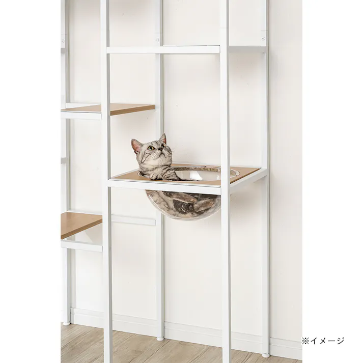 キャットインテリアシェルフ用クリアベッド