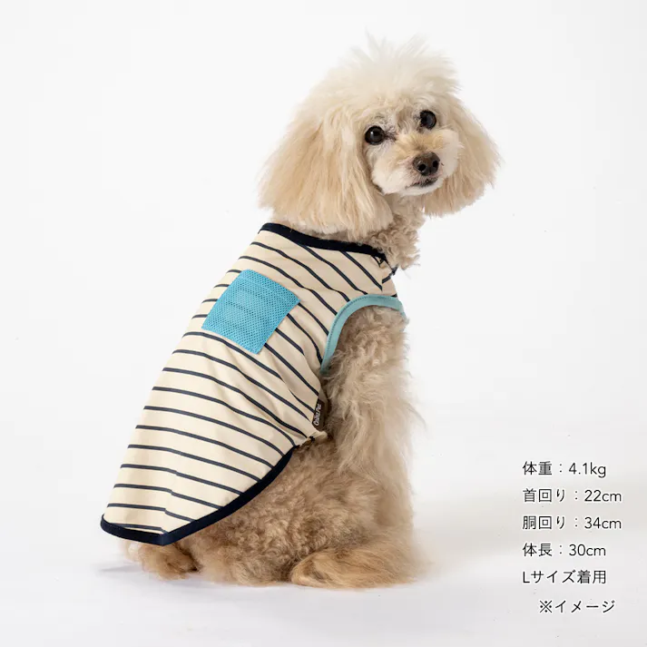 【送料無料】もっとひんやりポケット付タンクトップ SDサイズ ペット服(犬の服)