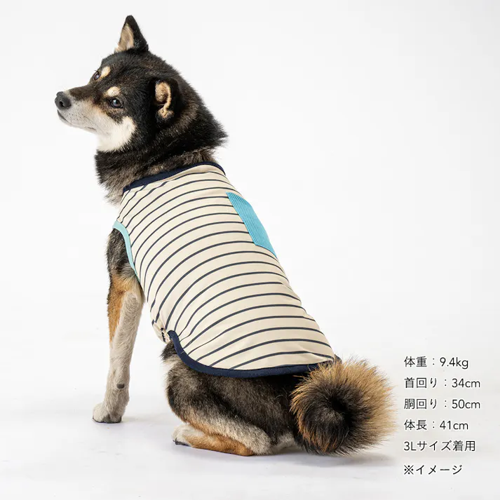 【送料無料】もっとひんやりポケット付タンクトップ 3Lサイズ ペット服(犬の服)