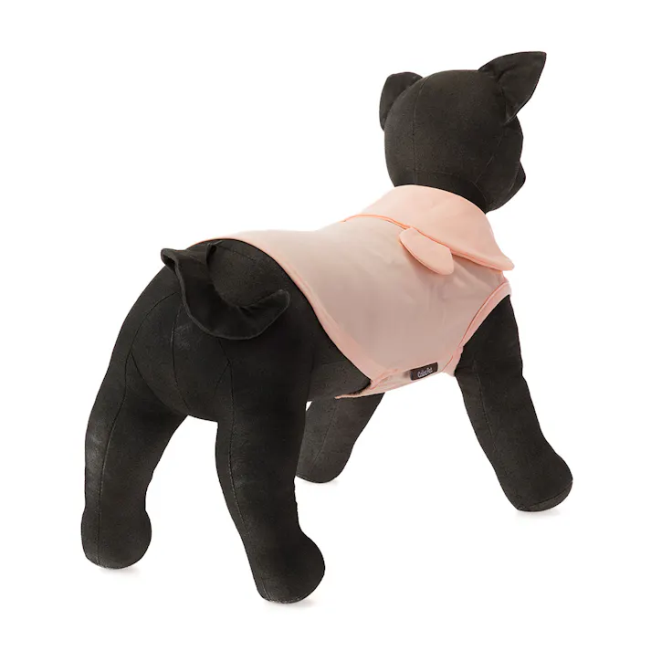 【送料無料】もっとひんやり襟付きタンクトップ ピンク SDサイズ 強冷感 ペット服(犬の服)