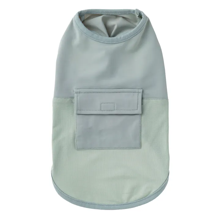 【送料無料】もっとひんやり切替タンクトップ モスグリーン MDササイズ ペット服(犬の服)