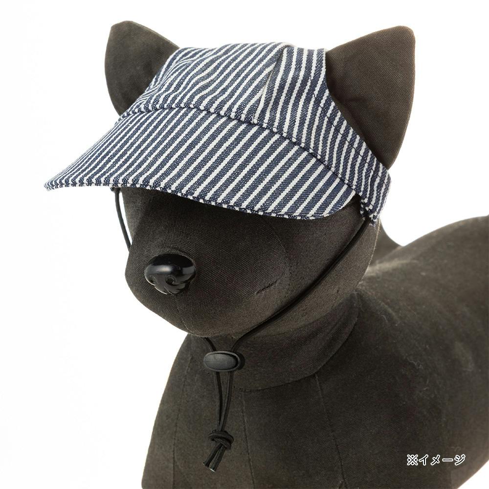 【送料無料】帽子 S ヒッコリー ペット服(犬の服)