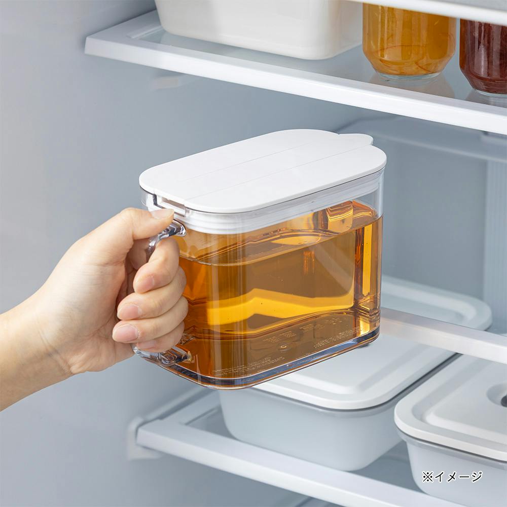 くまのみキッチンポット　4セット　未使用 片手で開閉できる棚置コンパクト冷水筒 1.0L | 保温ポット・ピッチャー