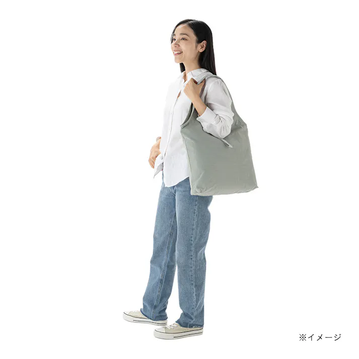 コンパクトにたためる保冷トートバッグ ミントグリーン