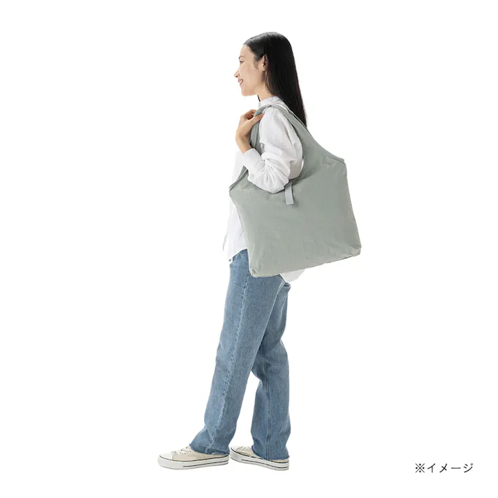 コンパクトにたためる保冷トートバッグ ミントグリーン