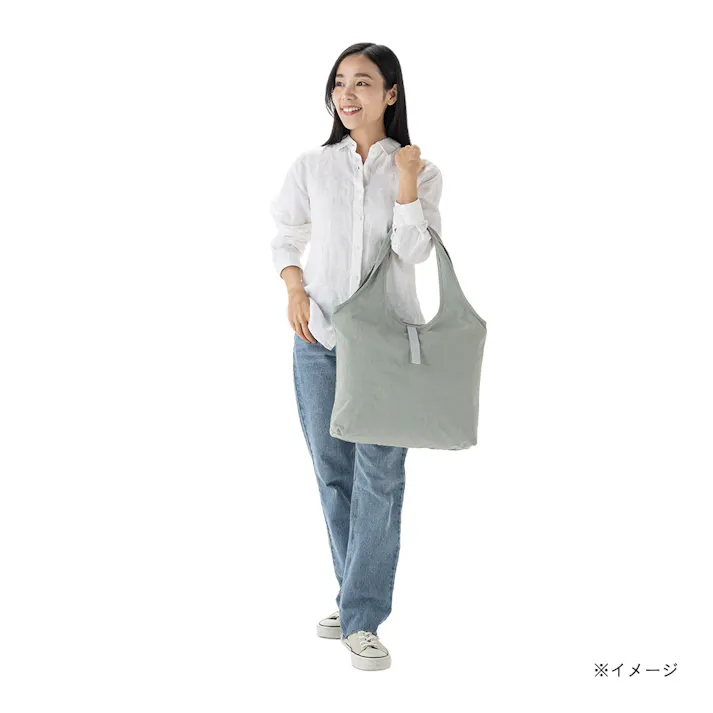 コンパクトにたためる保冷トートバッグ ミントグリーン