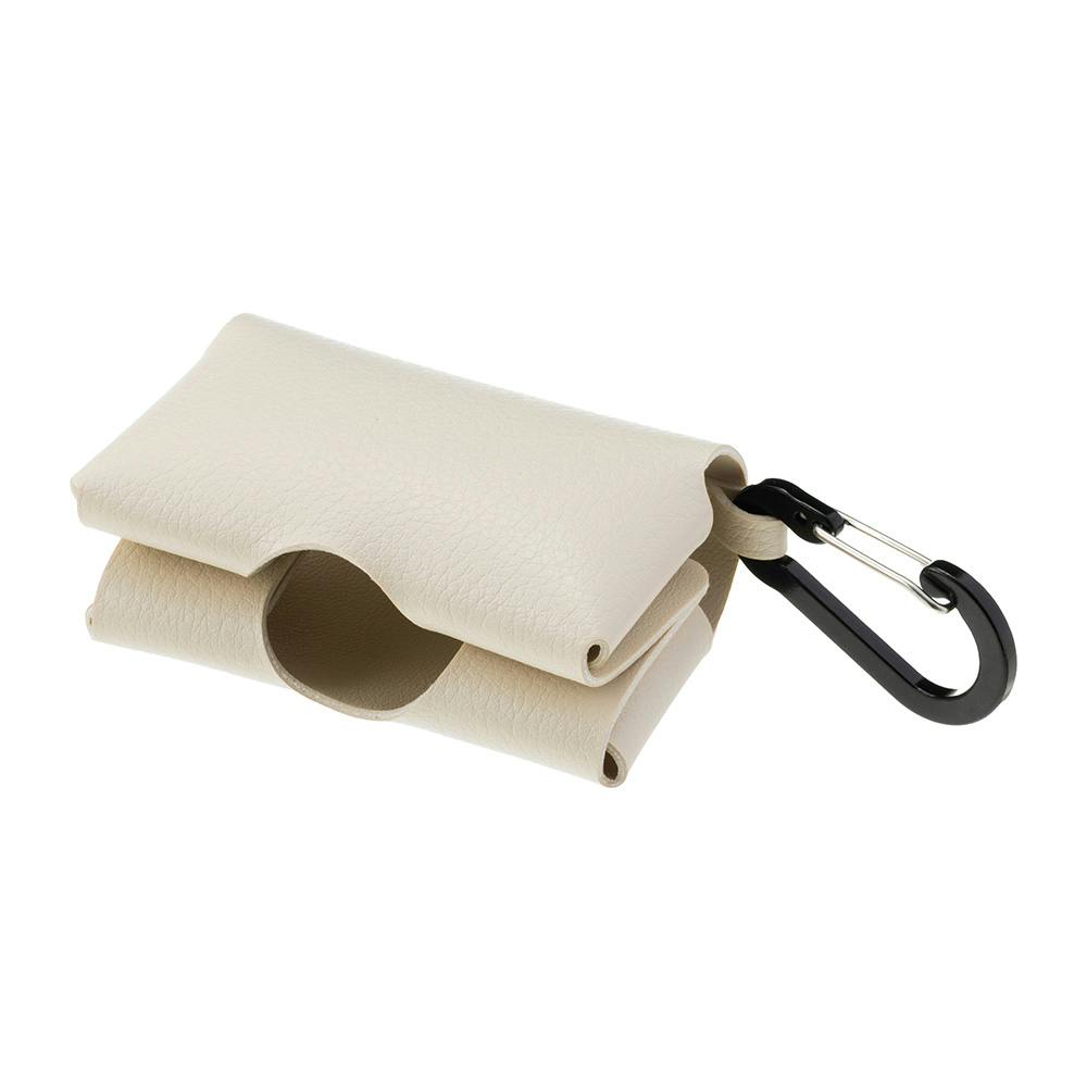 残量が見えるポケットティッシュ用ポーチ ベージュ