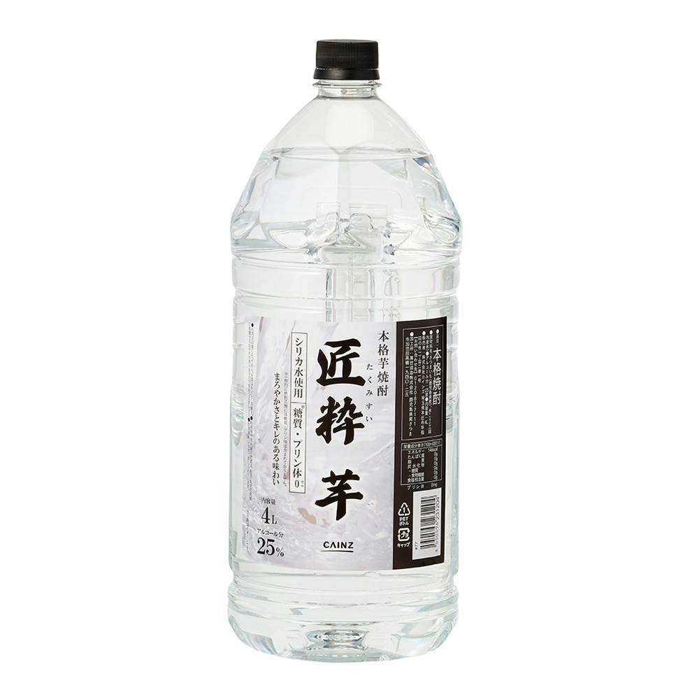 匠粋 本格芋焼酎 25度 4L