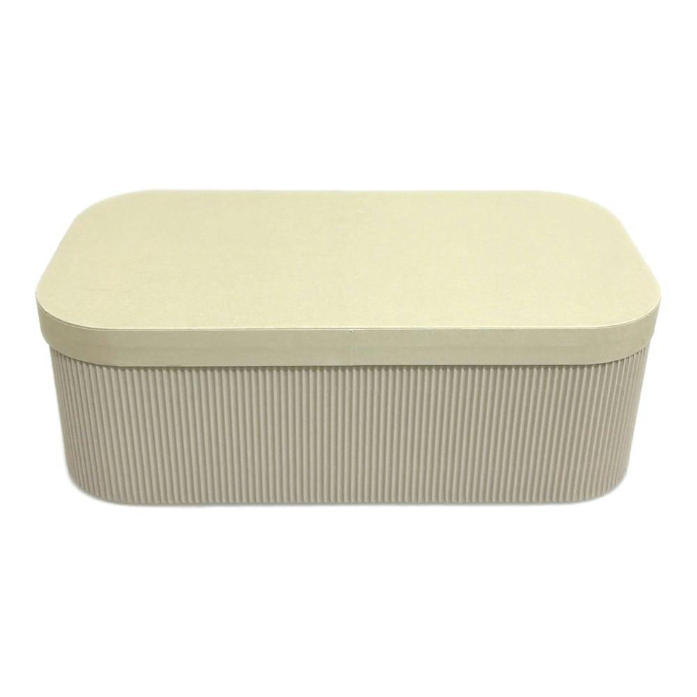 カインズ フタ付ダンボール収納BOX 長方形 3個組 | 卓上収納・ファイル