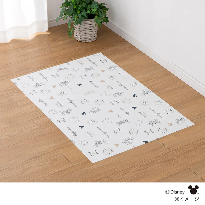 消臭マット ミッキーマウス 幅60cm 奥行90cm