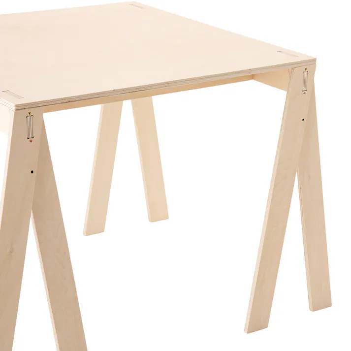 【CDM】脚をスタッキングできるバンドルデスク 小【別送品】