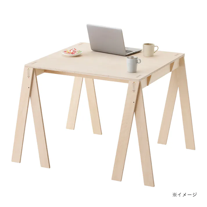 【CDM】脚をスタッキングできるバンドルデスク 小【別送品】