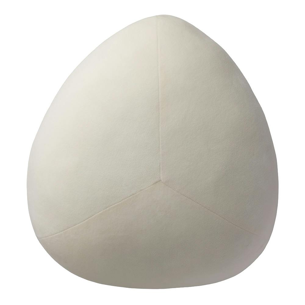 ふんわりもちもちクッション 幅40cm 奥行40cm 厚さ25cm ホワイト