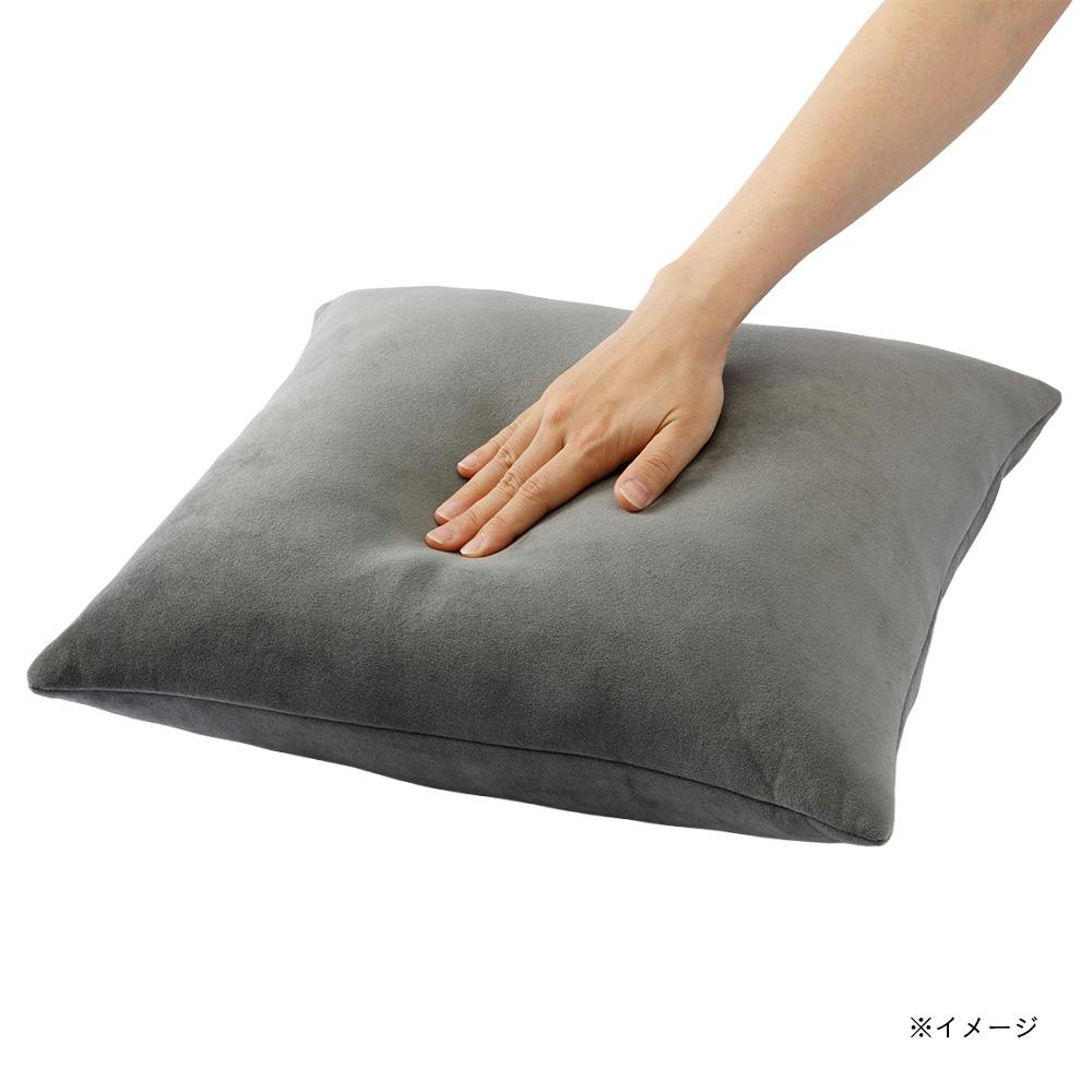 マルチクッション スクエア 幅38cm 奥行38cm 厚さ10cm ダークグレー