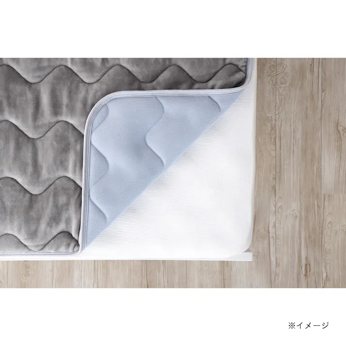 あったか敷パッド Pitapa ボリューム セミダブル 幅120cm 奥行200cm グレー
