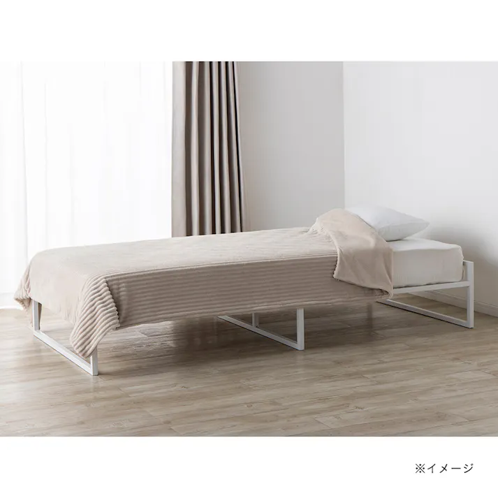 毛布のようなあったか掛ふとんカバー セミダブル 幅170cm 奥行210cm ライトベージュ※カバーのみ