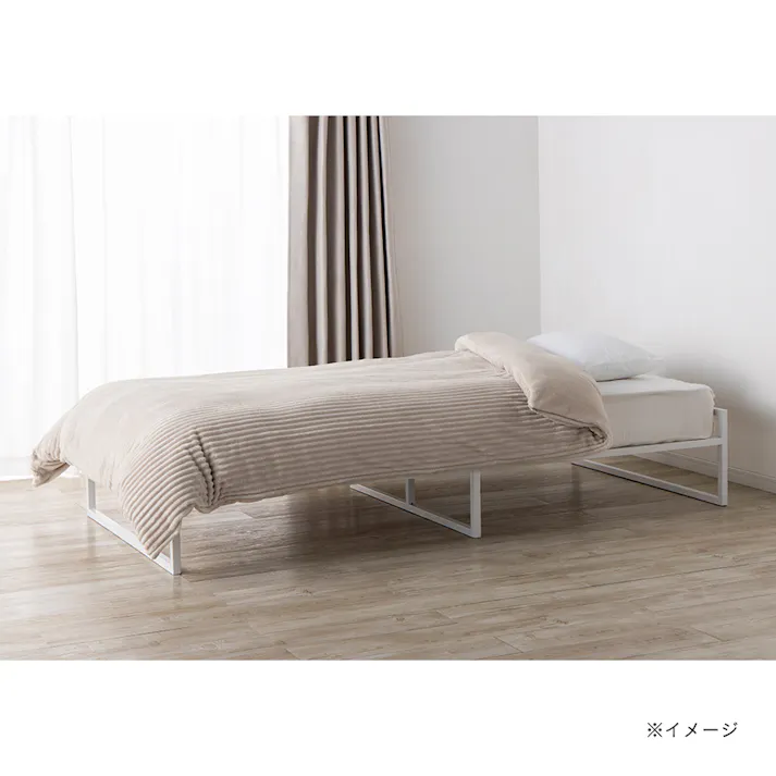 毛布のようなあったか掛ふとんカバー セミダブル 幅170cm 奥行210cm ライトベージュ※カバーのみ